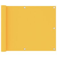 vidaXL sárga oxford-szövet erkélyparaván 75 x 300 cm