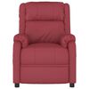 vidaXL bordó műbőr felállást segítő fotel