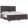 vidaXL Boxrug&oacute;s &aacute;gy matracmal S&ouml;t&eacute;t Barna 180 x 200 cm sz&ouml;vet