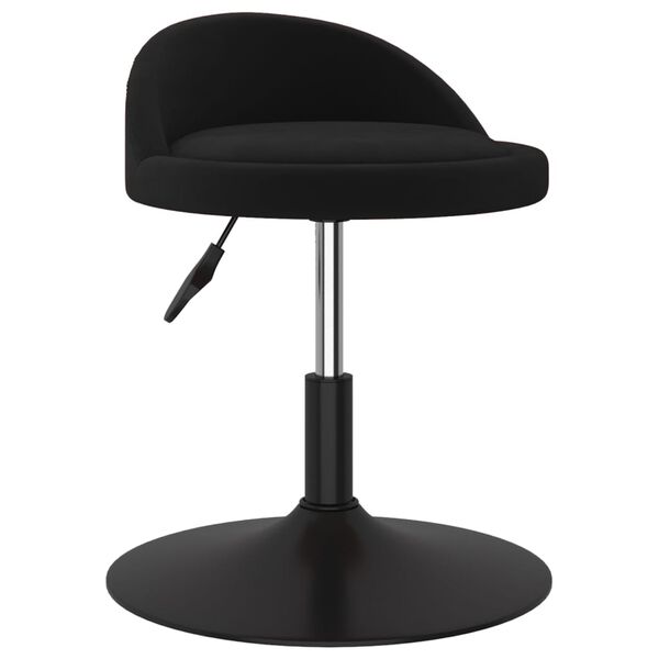 vidaXL 4 db fekete b&aacute;rsony forg&oacute; &eacute;tkezősz&eacute;k