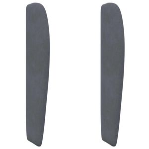vidaXL Fejt&aacute;mla F&uuml;l Hom&aacute;lyos Sz&uuml;rke 80 x 23 x 6 cm B&aacute;rsony