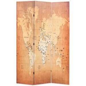 vidaXL s&aacute;rga vil&aacute;gt&eacute;rk&eacute;p mint&aacute;s parav&aacute;n 120 x 170 cm
