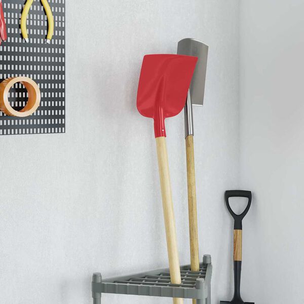 vidaXL Lap&aacute;t Fej Piros 32 x 24,5 cm Porsz&oacute;rt ac&eacute;l