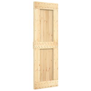 vidaXL Cs&uacute;sz&oacute; ajt&oacute; NARVIK Term&eacute;szetes &eacute;s Fekete 70 x 210 cm (152,5 cm)