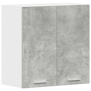 vidaXL betonsz&uuml;rke szerelt fa konyhai fali szekr&eacute;ny 60x31x60 cm