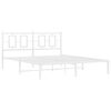 vidaXL feh&eacute;r f&eacute;m &aacute;gykeret fejt&aacute;ml&aacute;val 150 x 200 cm