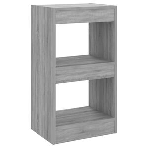 vidaXL sz&uuml;rke sonoma sz&iacute;nű k&ouml;nyvszekr&eacute;ny/t&eacute;relv&aacute;laszt&oacute; 80 x 30 x 87 cm