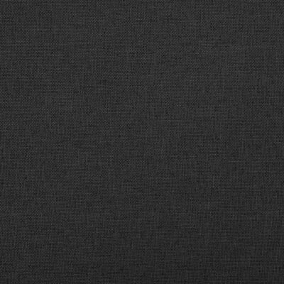 vidaXL fekete összecsukható művászon tárolópad 76 x 38 x 38 cm
