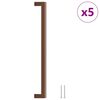 vidaXL 5 db bronz rozsdamentes ac&eacute;l szekr&eacute;nyfoganty&uacute; 320 mm