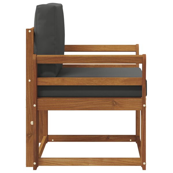 vidaXL K&uuml;lt&eacute;ri kanap&eacute; T&ouml;m&ouml;r ak&aacute;cfa &eacute;s poli&eacute;szter Term&eacute;szetes