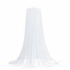 vidaXL Sz&uacute;nyogh&aacute;l&oacute; &aacute;gyhoz 3 db 156 mesh Feh&eacute;r ⌀56 x 220 cm Poli&eacute;szter