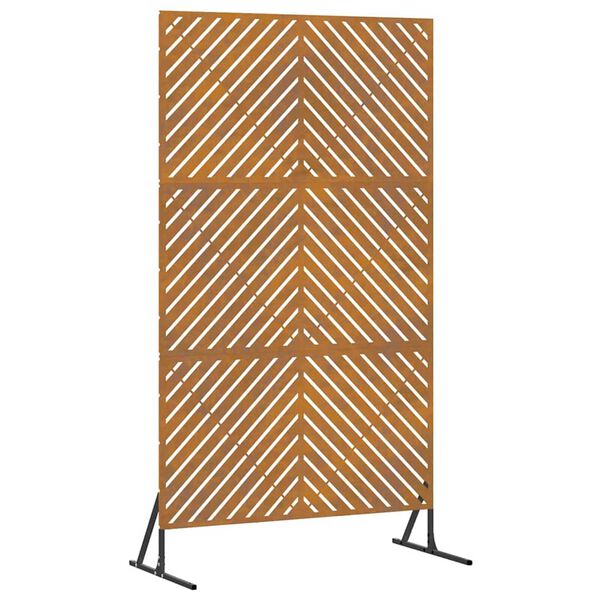 vidaXL Magánszféra Képernyő Szürke 100 x 50 x 180 cm Acél