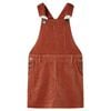Gyerek overall ruha kordb&aacute;rsony Cognac 104