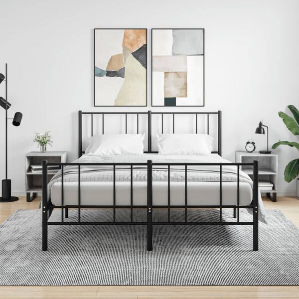 vidaXL 2 db betonsz&uuml;rke szerelt fa &eacute;jjeliszekr&eacute;ny 40x30x50 cm