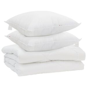 vidaXL Paplan p&aacute;rn&aacute;val 3 db Feh&eacute;r Mikrosz&aacute;las