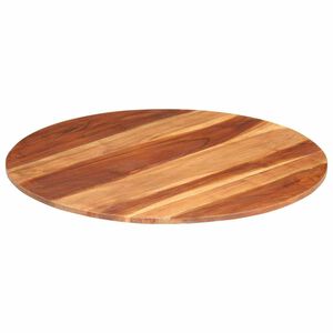 vidaXL kerek t&ouml;m&ouml;r ak&aacute;cfa asztallap 15-16 mm 80 cm