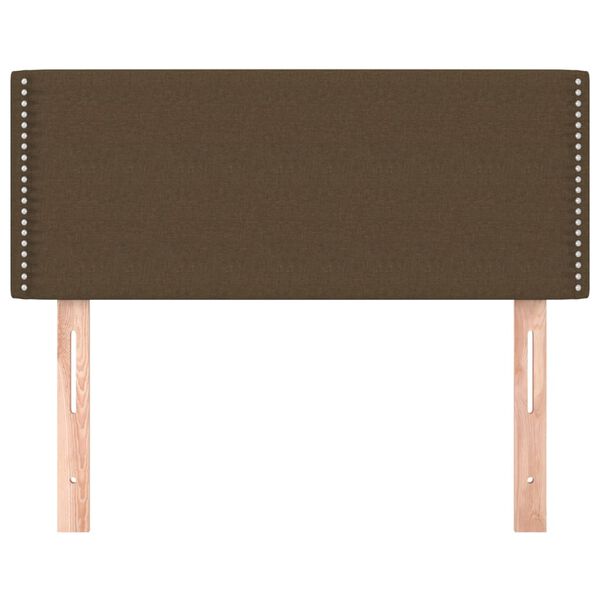 vidaXL sötétbarna szövet fejtámla 100x5x78/88 cm