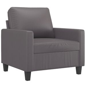 vidaXL sz&uuml;rke műbőr kanap&eacute;sz&eacute;k 60 cm