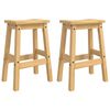 VidaXL B&aacute;rsz&eacute;k 2 pcs M&eacute;zes Viasz 44 x 30 x 63 cm T&ouml;m&ouml;r fenyő