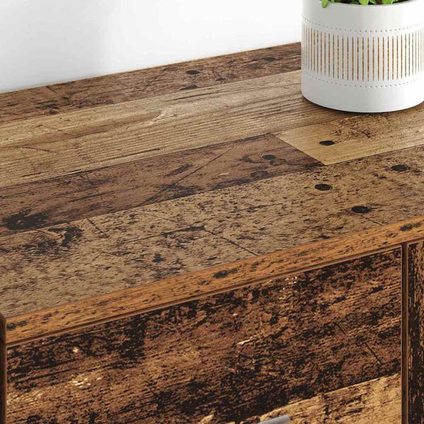 vidaXL Oldalszekr&eacute;nyek Corona 2 pcs &Ouml;reg fa 59 x 39 x 80 cm Faanyag