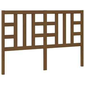 vidaXL m&eacute;zbarna t&ouml;m&ouml;r fenyőfa &aacute;gyfejt&aacute;mla 166 x 4 x 100 cm