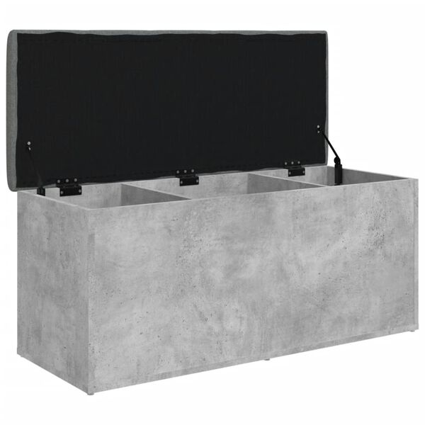 vidaXL betonsz&uuml;rke szerelt fa t&aacute;rol&oacute;pad 102 x 42 x 45 cm