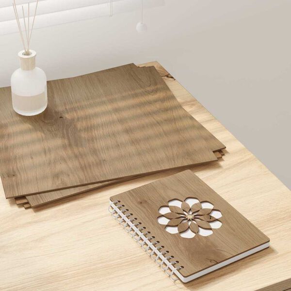 vidaXL Dekor Panelek 12 pcs Artisan t&ouml;lgy 30 x 30 x 0.27 cm Faanyag