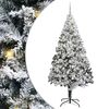 vidaXL Mű kar&aacute;csonyfa Feh&eacute;r 240 cm PVC &eacute;s Ac&eacute;l &eacute;s Műanyag