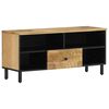 vidaXL t&ouml;m&ouml;r mang&oacute;fa TV-szekr&eacute;ny 100 x 33 x 46 cm