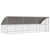 vidaXL Csirkeketrec 1 ajt&oacute;val 3 db Ez&uuml;st 600x200x200cm
