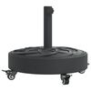 vidaXL g&ouml;rgős kerek napernyőtalp r&uacute;dhoz &Oslash;38 / 48 mm 27 kg