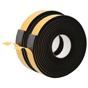 vidaXL &Ouml;ntapad&oacute; habszalag 2 db Fekete 40mm x 5m CR Hab