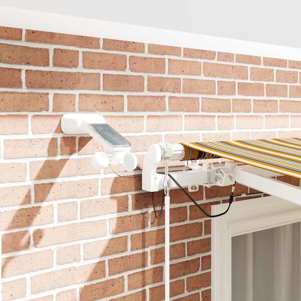 vidaXL Beh&uacute;zhat&oacute; napellenző Soksz&iacute;nű 300 x 250 cm Poli&eacute;szter &eacute;s f&eacute;m