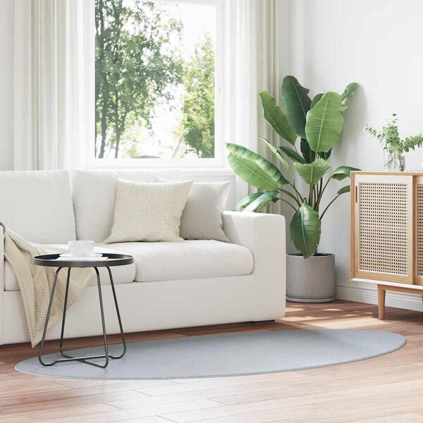 vidaXL Szőnyeg HUARTE Szürke 100 x 200 cm Poliészter