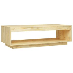 vidaXL t&ouml;m&ouml;r fenyőfa doh&aacute;nyz&oacute;asztal 110 x 50 x 33,5 cm