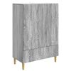vidaXL Sz&eacute;f Sz&uuml;rke Sonoma 66 x 34,5 x 95 cm Szerelt Fa