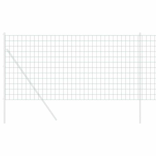 vidaXL Európai Kerítés Zöld 1.2 x 10 m PVC-bevonatú vas