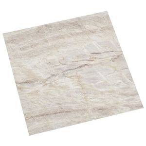 vidaXL Padl&oacute;deszk&aacute;k 5,11 m&sup2; 55 pcs PVC Barna &eacute;s B&eacute;zs