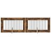 vidaXL Kutyaker&iacute;t&eacute;s &aacute;llv&aacute;nyokkal 2 pcs F&uuml;st&ouml;s T&ouml;lgy 100 x 60 cm