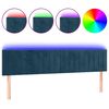 vidaXL s&ouml;t&eacute;tk&eacute;k b&aacute;rsony LED-es fejt&aacute;mla 180x5x78/88 cm