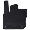 vidaXL Aut&oacute;szőnyeg 4 pcs Fekete VW TIGUAN MHEV & PHEV 2024-hez illik