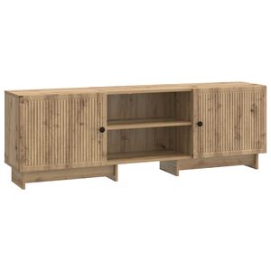 vidaXL TV szekr&eacute;ny K&eacute;zműves T&ouml;lgy 150 x 31 x 50 cm M&eacute;rn&ouml;ki fa