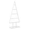 vidaXL F&eacute;m kar&aacute;csonyfa KUOPIO 60 cm Ac&eacute;l Feh&eacute;r