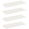 vidaXL Lebegő polc 4 db Feh&eacute;r 60 x 18 x 2,5 cm Ac&eacute;l