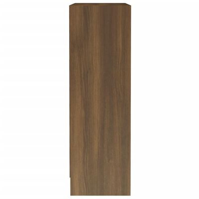 vidaXL barna tölgyszínű szerelt fa könyvespolc 60 x 24 x 76 cm