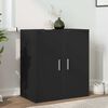 vidaXL 2 db fekete forg&aacute;cslap cipősszekr&eacute;ny 32 x 35 x 70 cm
