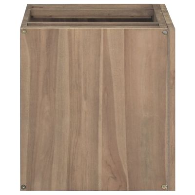 vidaXL tömör tíkfa falra szerelhető fürdőszobaszekrény 60 x 39 x 40 cm