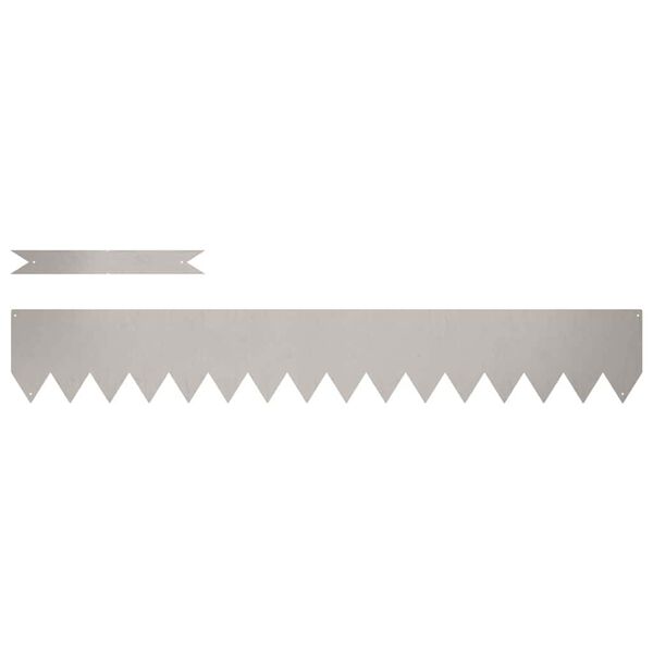 vidaXL Fűszeg&eacute;lyez&eacute;s 50 pcs Barna 100 x 0.05 x 20 cm Időj&aacute;r&aacute;s&aacute;ll&oacute; ac&eacute;l