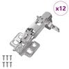vidaXL Zsan&eacute;r 12 db Nikkel 139 x 64,1 x 10 mm Vas