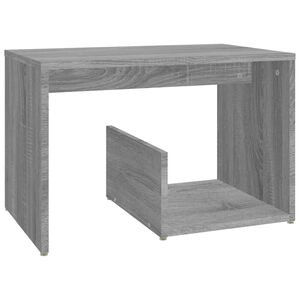 vidaXL sz&uuml;rke sonoma sz&iacute;nű szerelt fa kisasztal 59x36x38 cm